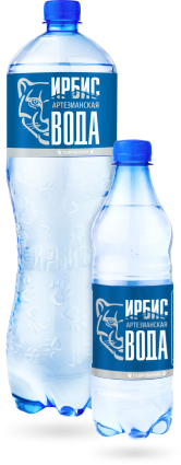 Вода питьевая Артезианская – I категории газированная  «Ирбис»