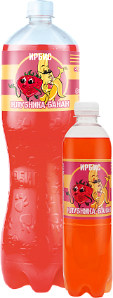 Напиток безалкогольный сильногазированный «Клубника-Банан»